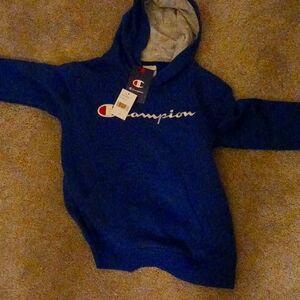 Blue champion hoodie